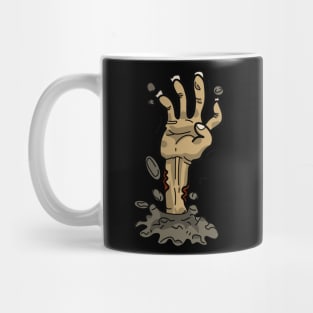 Zombie hand Mug